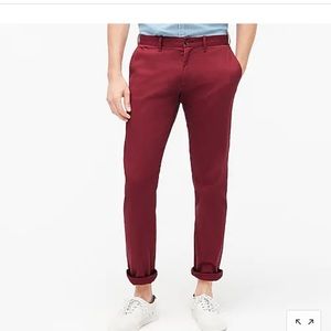 Men’s Maroon Khakis